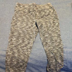 Black and White Striped Tights